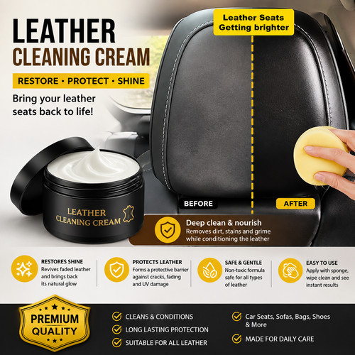 Leather care cream - leather,